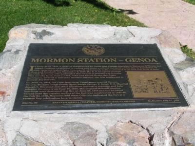 Mormon Station - Genoa image. Click for more information.
