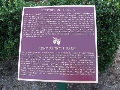 History of Thalia Marker image. Click for full size.