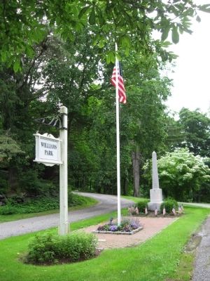 Brookfield Veterans Monument in Williams Park image. Click for full size.