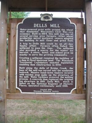 Dells Mill Marker image. Click for full size.