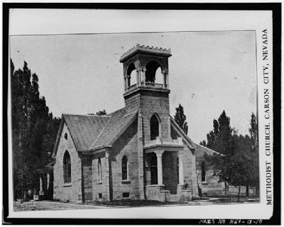 Methodist Church of Carson City image. Click for full size.