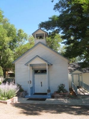 Genoa Community Church and Marker. Click for full size. Genoa Community Church and Marker image. Click for full size.
