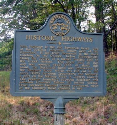 Historic Highways Marker image. Click for full size.