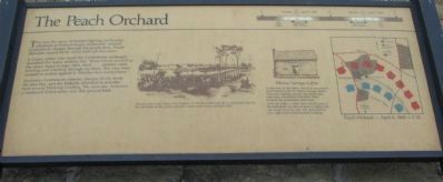 The Peach Orchard Marker image. Click for full size.