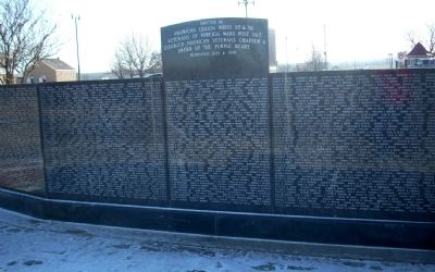 20th Century Veterans' Memorial Marker. Click for full size. 20th Century Veterans' Memorial Marker image. Click for full size.