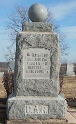Closeup of G.A.R. Marker. Click for full size. Closeup of G.A.R. Marker image. Click for full size.
