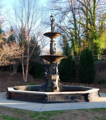 Robert Anderson Fountain<br>202 East Greenville St image. Click for full size.
