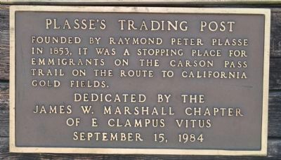 Plasse�s Trading Post Marker image. Click for full size.