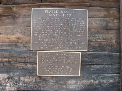 Plasse�s Trading Post Marker image. Click for full size.