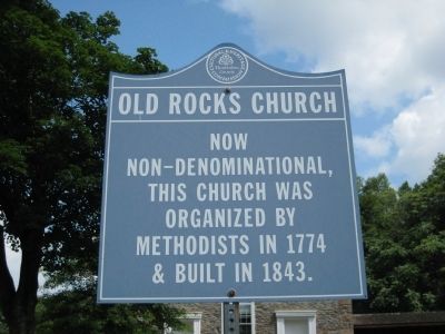 Old Rock Church Marker image. Click for full size.