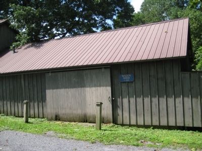 Wagon Shed - c. 1850. Click for full size. Wagon Shed - c. 1850 image. Click for full size.