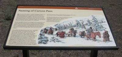 Naming of Carson Pass Marker image. Click for full size.
