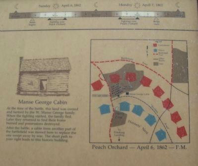 Close Up of Map, Timeline, and Cabin Drawing image. Click for full size.