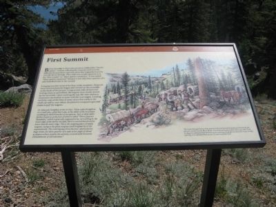 First Summit Marker image. Click for full size.