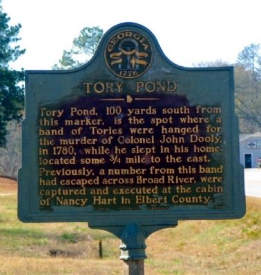 Tory Pond Marker image. Click for full size.