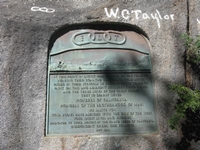 Memorial to Pioneer Odd Fellows Marker image. Click for full size.