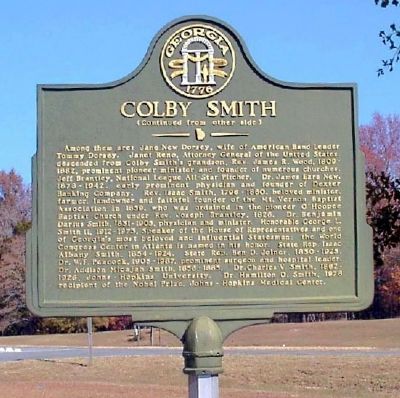 Colby Smith Marker image. Click for full size.