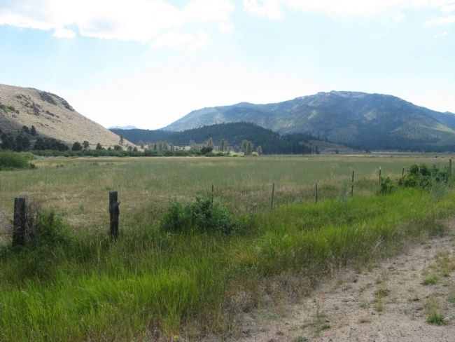 View of Diamond Valley Ranch Site of Snowshoe Thompson image. Click for full size.