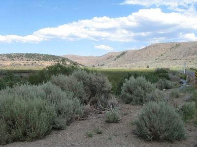 View of Diamond Valley Ranch Site of Snowshoe Thompson image. Click for full size.