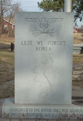 Lest We Forget - Korea Marker image. Click for full size.