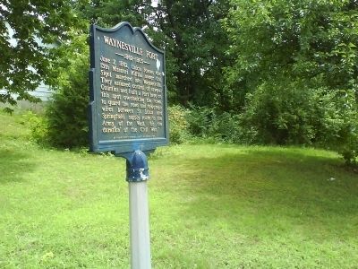 Waynesville Fort Marker. Click for full size. Waynesville Fort Marker image. Click for full size.