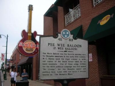 Pee Wee Saloon Marker image. Click for full size.