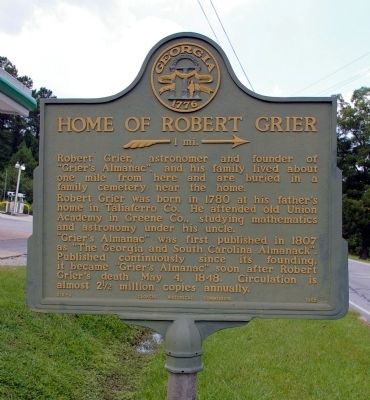 Home of Robert Grier Marker image. Click for full size.