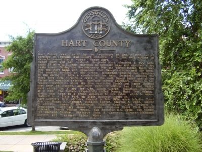 Hart County Marker image. Click for full size.