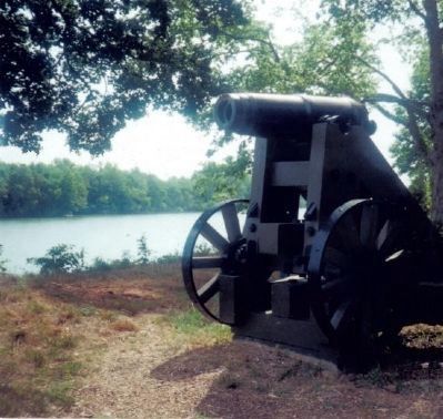 Artillery at the Upper Water Battery image. Click for full size.