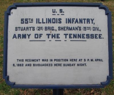 55th Illinois Infantry Tablet. Click for full size. 55th Illinois Infantry Tablet image. Click for full size.