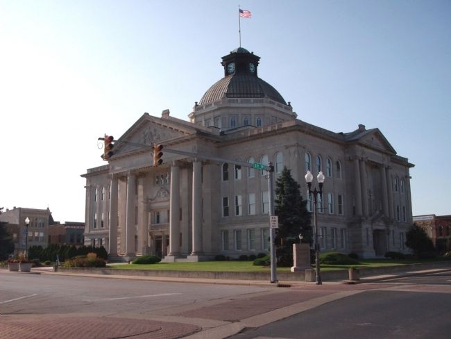 North/West Corner - - Boone County Courthouse. Click for full size. North/West Corner - - Boone County Courthouse image. Click for full size.