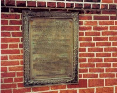 Marker at Baltimore's Old Saint Pauls Cemetery. Click for full size. Marker at Baltimore's Old Saint Pauls Cemetery image. Click for full size.