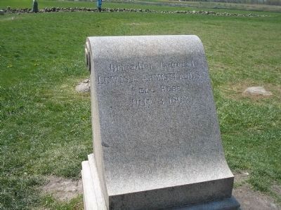 General Armistead Fell Here. Click for full size. General Armistead Fell Here image. Click for full size.