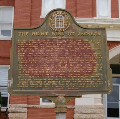 The Right Wing at Jackson Marker. Click for full size. The Right Wing at Jackson Marker image. Click for full size.