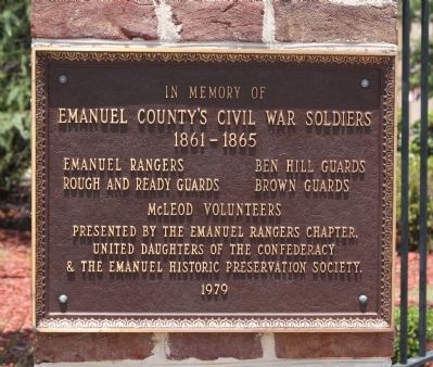 Emanuel County Patriot Park - Civil War image. Click for full size.