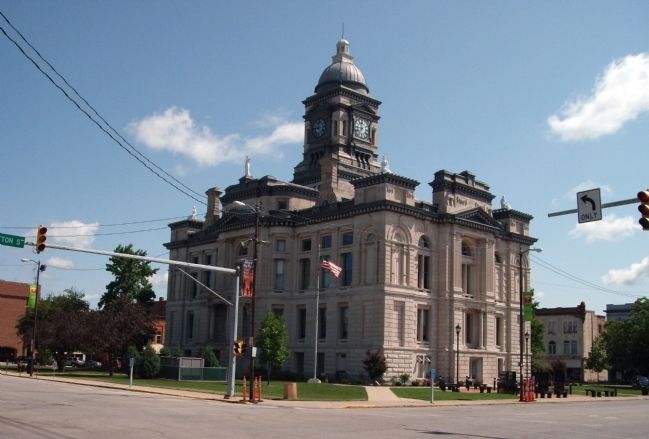 South / West Corner - - Clinton County Courthouse image. Click for full size.
