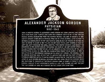 Alexander Jackson Gordon Marker image. Click for full size.