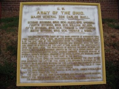 Army of the Ohio Tablet image. Click for full size.