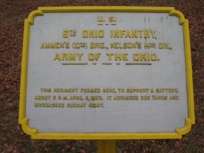 6th Ohio Infantry Tablet. Click for full size. 6th Ohio Infantry Tablet image. Click for full size.