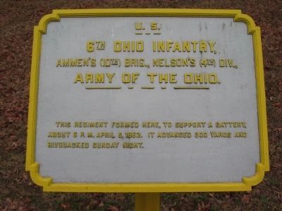 6th Ohio Infantry Tablet image. Click for full size.