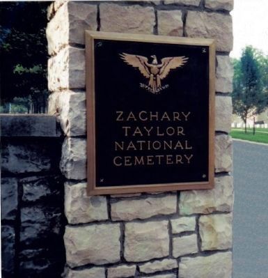 Zachary Taylor National Cemetery Marker image. Click for full size.