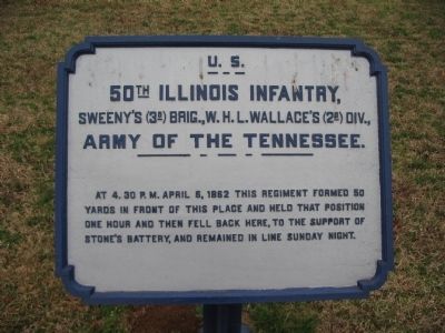 50th Illinois Infantry Tablet image. Click for full size.
