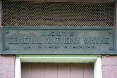 General Anthony Wayne Blockhouse Marker image. Click for full size.
