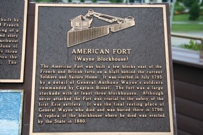 American Fort Marker image. Click for full size.