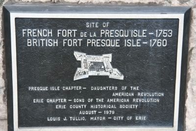 French Fort de la Presqu'Isle - 1753 Marker image. Click for full size.