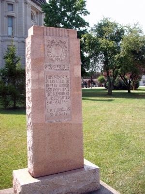 Memory of Our Departed Shipmates Marker image. Click for full size.