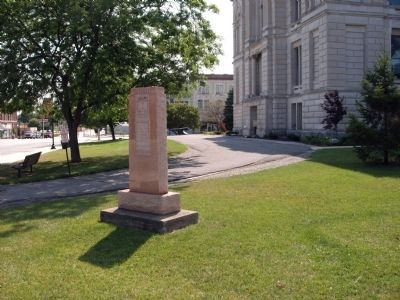 Looking East - - Memory of Our Departed Shipmates Marker image. Click for full size.
