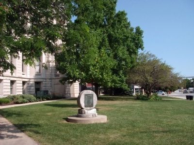 Revolutionary War Memorial - - Few Steps Away - S/E Corner of Courthouse Lawn image. Click for full size.