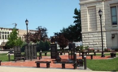 South Lawn - - Clinton County War Memorial image. Click for full size.