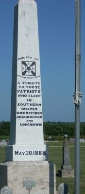 Melvern Civil War Tribute Marker. Click for full size. Melvern Civil War Tribute Marker image. Click for full size.